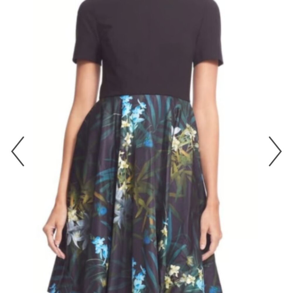 Ted Baker midi pleated dress